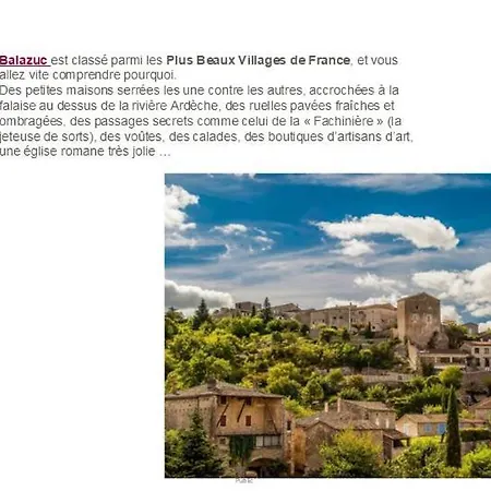 Oda ve Kahvaltı Brindepaille Vallon-Pont-dʼArc